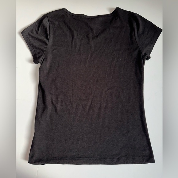 Harley-Davidson Black Graphic Women's Top Embellished - Picture 7 of 8